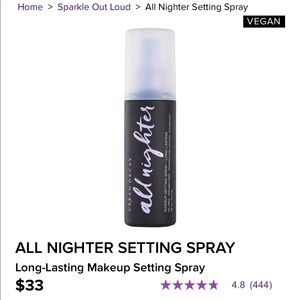 New in a Box ! Urban Decay all nighter spray
